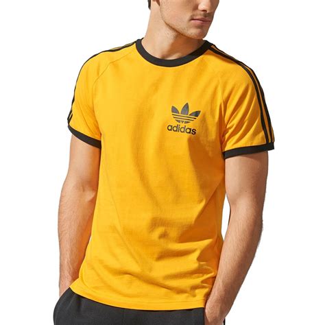 adidas schwarz gelb shirt herren|Gelbe adidas T.